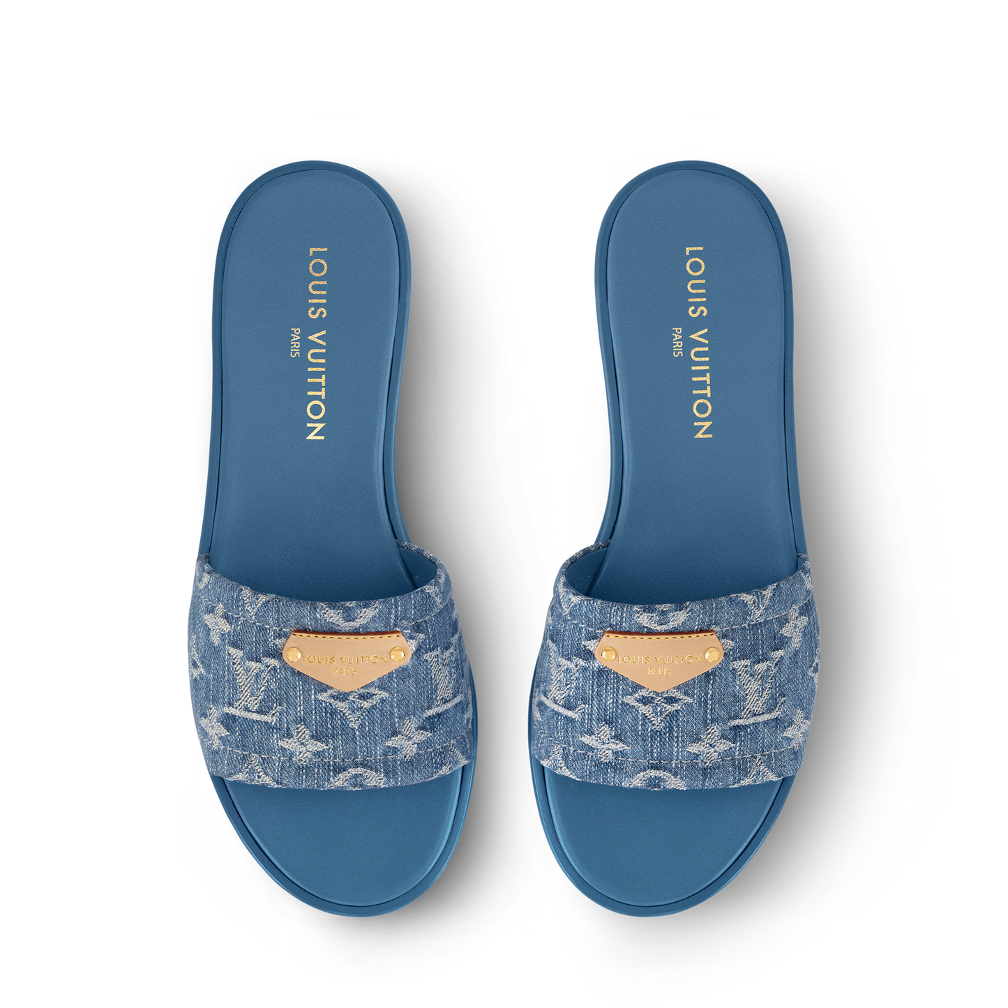 Zapatillas planas de denim