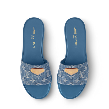 Zapatillas planas de denim