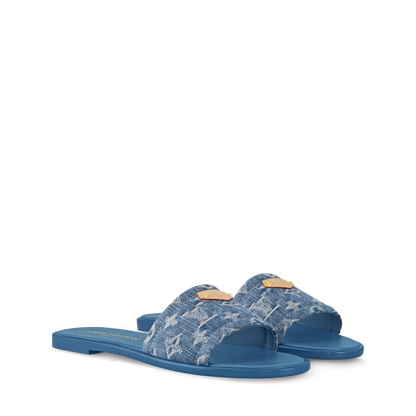 Zapatillas planas de denim